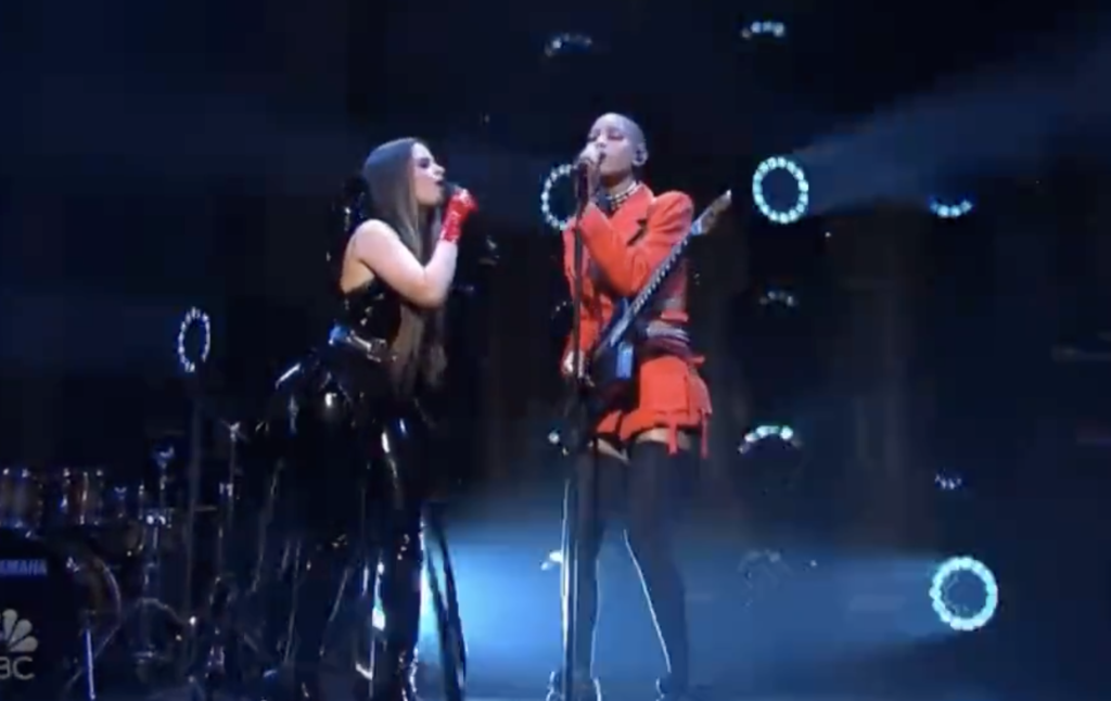 ‘snl’:-camila-cabello-debuts-‘psychofreak’-with-willow-smith