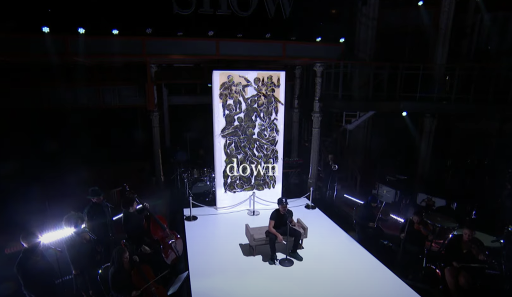chance-the-rapper-gives-art-inspired-performance-of-‘child-of-god’-on-‘colbert’