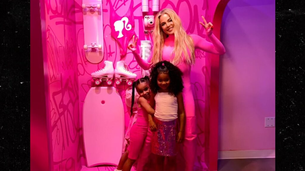 kim-kardashian-and-khloe-kardashian-take-on-barbie-world-with-daughters-and-nieces