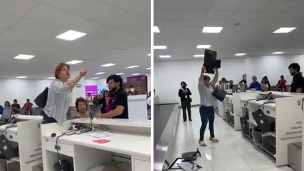 woman-flips-out-in-mexico-airport,-destroys-computer-equipment