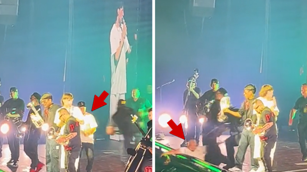peso-pluma’s-security-flattens-stage-crashing-fan