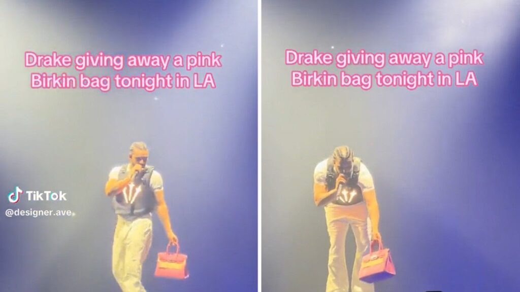 drake-gives-away-pink-birkin-bag-at-la.-‘blur’-tour