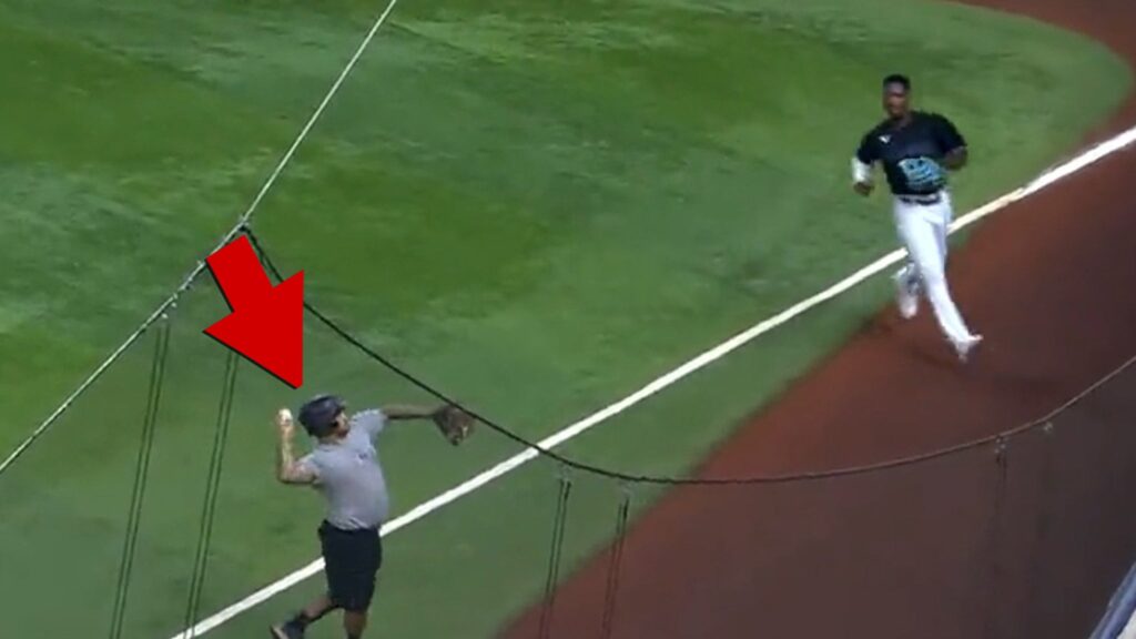 miami-marlins-ball-boy-commits-epic-blunder,-hurls-fair-baseball-into-stands