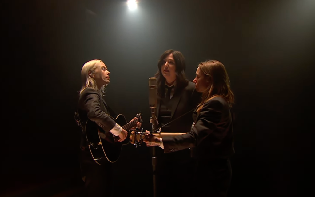 boygenius-prove-they’re-‘cool-about-it’-with-intimate-‘colbert’-performance