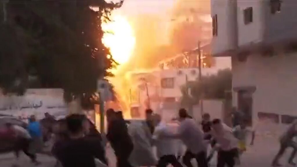 israel-strikes-back-after-hamas-terrorist-attack,-hundreds-dead