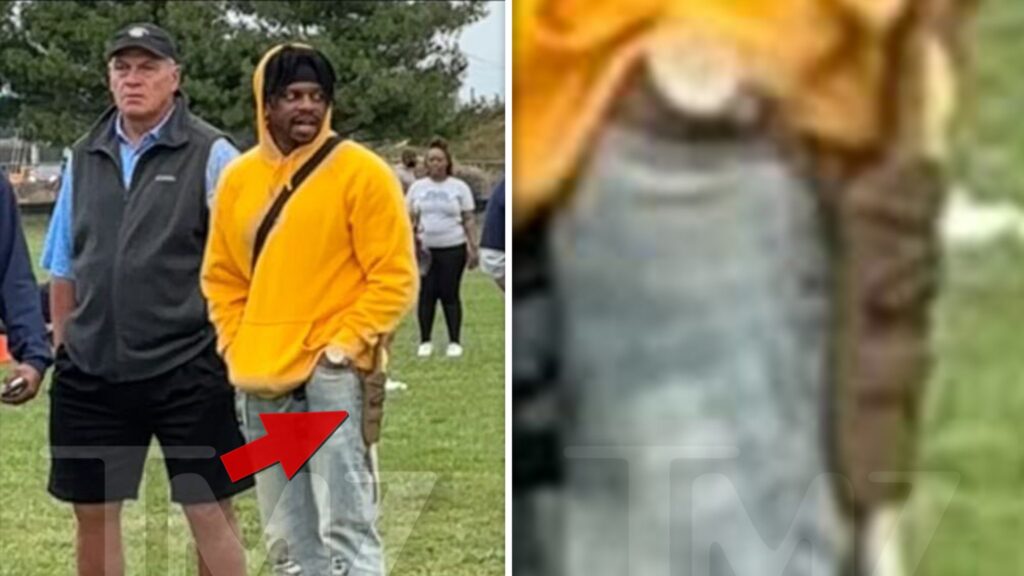 jimmie-allen-carrying-huge-knife-at-pop-warner-football-game