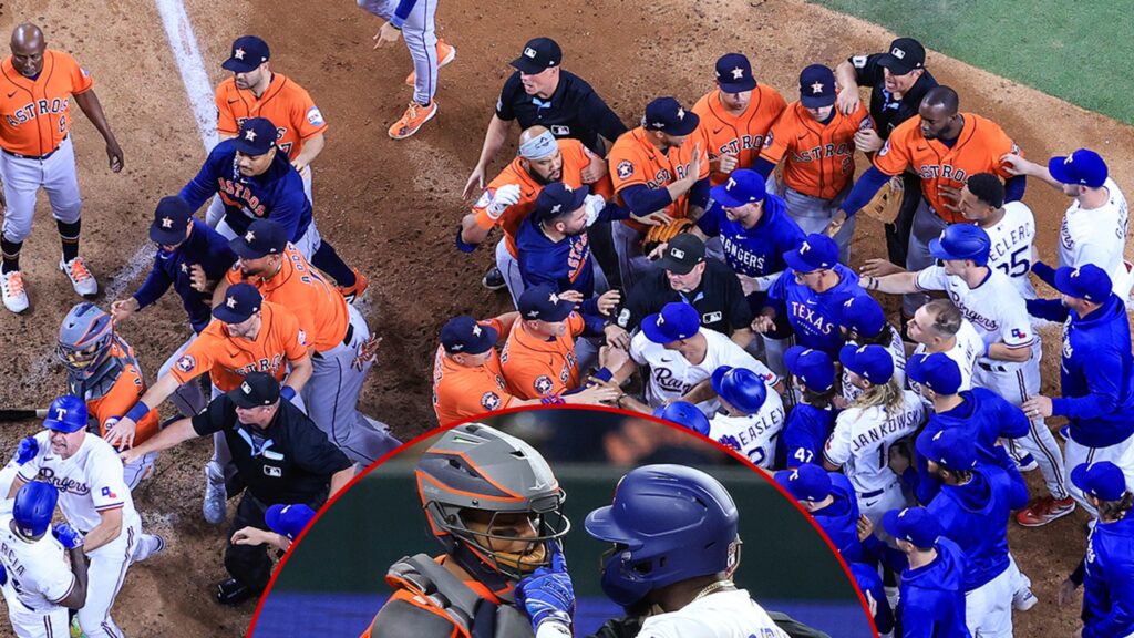 houston-astros-&-texas-rangers-nearly-come-to-blows-during-alcs-game