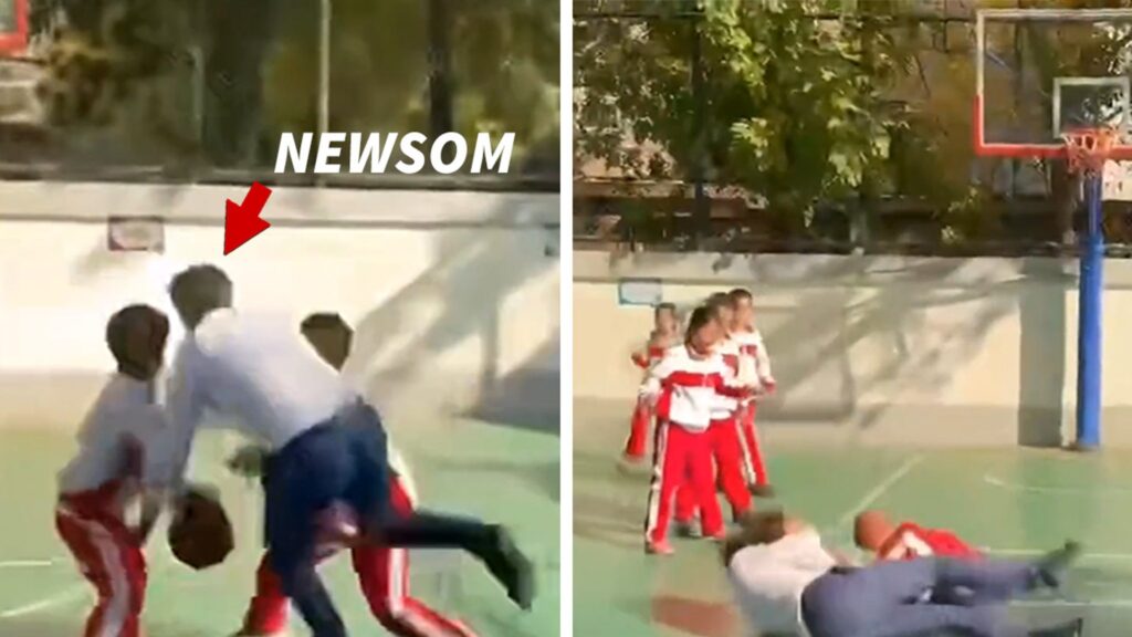 ca-gov.-newsom-destroys-kid-during-basketball-game-in-china