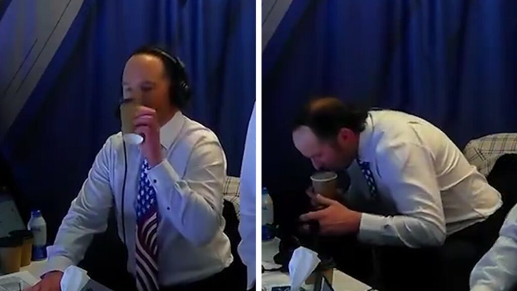 sports-analyst-mark-rycroft-accidentally-drinks-spit-and-tobacco:-video